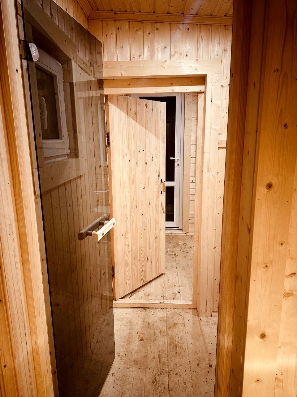 Каркасная баня 18 м²